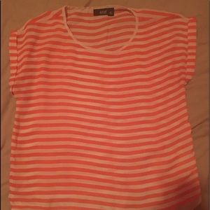 Pink and white shirt